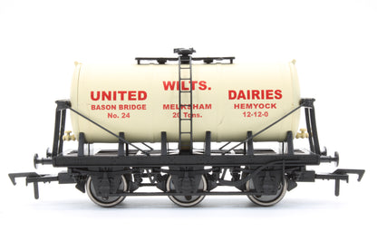 4F-UNITED-DAIRIES-24 Pre-Owned 'United Dairies Wilts.' 6 Wheel Tanker No.24 - Limited Edition