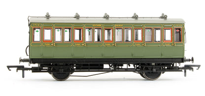 Pre-Owned Pack of 4 SR Olive Green (4BT, 4T, 6CL, 6BT) Coaches