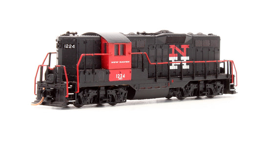 Pre-Owned 48324 GP9 Ph.2 Diesel Locomotive New Haven - Road #1224