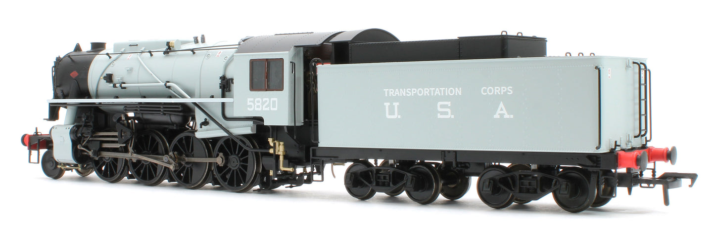 926006 USATC S160 2-8-0 Big Jim Light Grey with Transportation Corps U.S.A on Tender No.5820 (as Preserved) Steam Locomotive