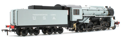 926506 USATC S160 2-8-0 Big Jim Light Grey with Transportation Corps U.S.A on Tender No.5820 (as Preserved) Steam Locomotive - DCC Sound