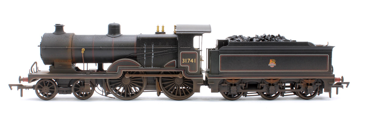 Highly Detailed Deluxe Weathered SECR Maunsell D1 Class BR Black (Early Crest) 4-4-0 Steam Locomotive No.31741