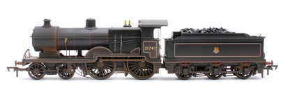 Highly Detailed Deluxe Weathered SECR Maunsell D1 Class BR Black (Early Crest) 4-4-0 Steam Locomotive No.31741