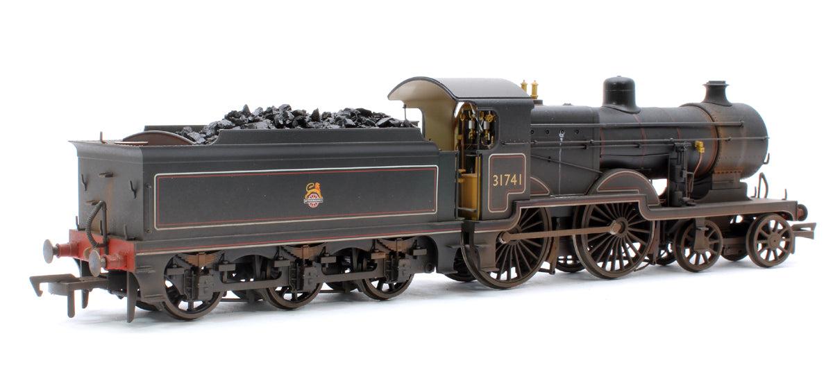 Highly Detailed Deluxe Weathered SECR Maunsell D1 Class BR Black (Early Crest) 4-4-0 Steam Locomotive No.31741