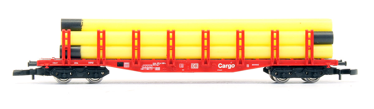 Pre-Owned DB Cargo 3 Car Stake Freight Set With Loads