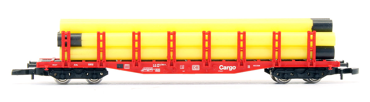 Pre-Owned DB Cargo 3 Car Stake Freight Set With Loads