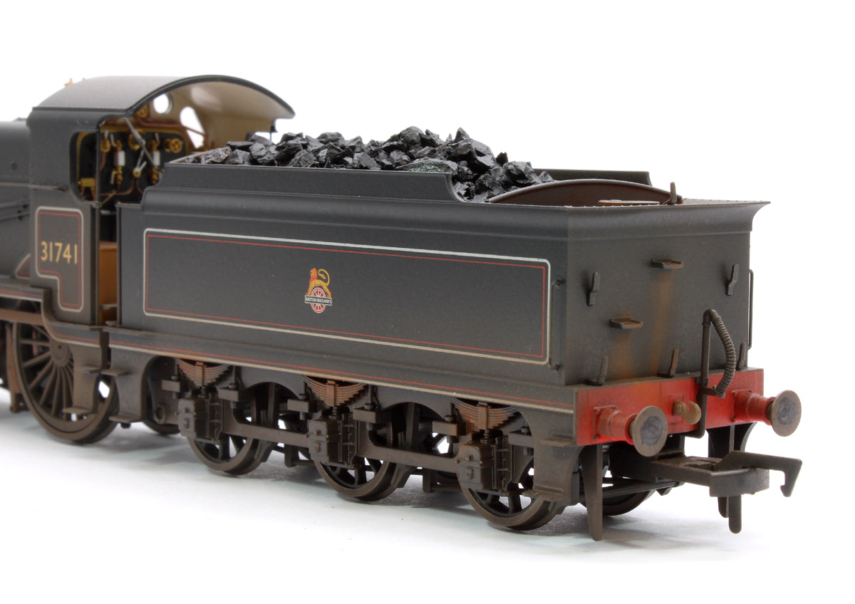 Highly Detailed Deluxe Weathered SECR Maunsell D1 Class BR Black (Early Crest) 4-4-0 Steam Locomotive No.31741