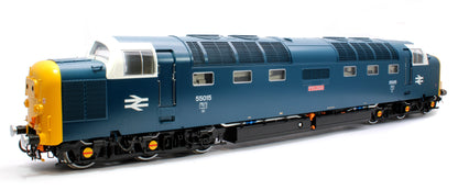 Class 55 Deltic BR Blue 55015 'Tulyar' (Plated Headcodes) Diesel Locomotive