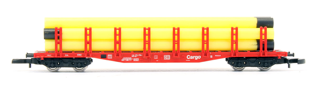 Pre-Owned DB Cargo 3 Car Stake Freight Set With Loads