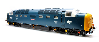 Class 55 Deltic BR Blue 55015 'Tulyar' (Plated Headcodes) Diesel Locomotive