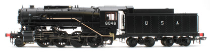 926007 USATC S160 2-8-0 Black U.S.A on Tender No.6046 (as Preserved) Steam Locomotive