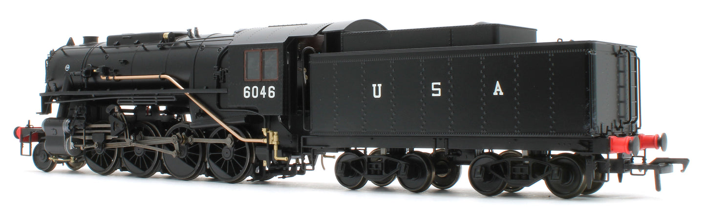 926507 USATC S160 2-8-0 Black U.S.A on Tender No.6046 (as Preserved) Steam Locomotive - DCC Sound