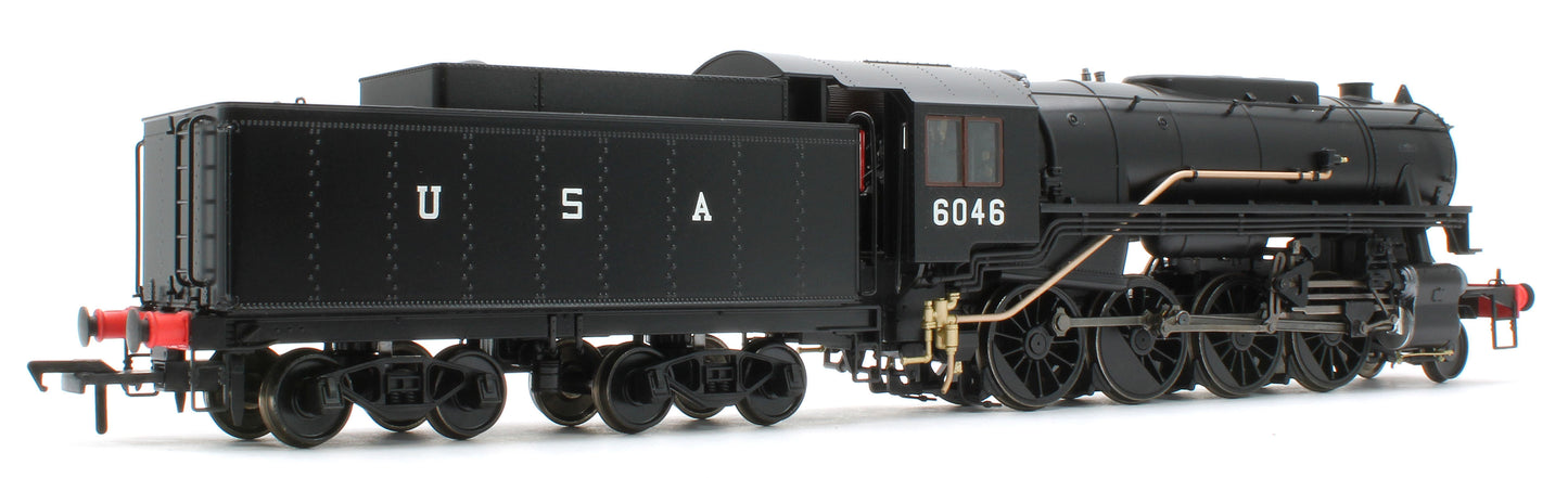 926007 USATC S160 2-8-0 Black U.S.A on Tender No.6046 (as Preserved) Steam Locomotive