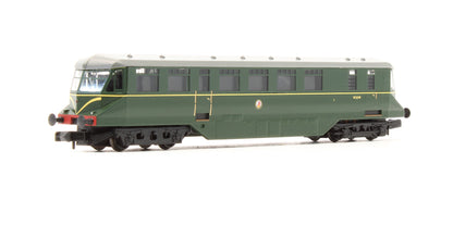 Pre-Owned BR Green Diesel Railcar With Speed Whiskers 'W22W'