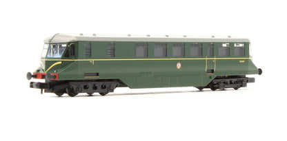 Pre-Owned BR Green Diesel Railcar With Speed Whiskers 'W22W'