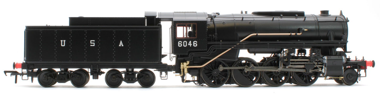 926507 USATC S160 2-8-0 Black U.S.A on Tender No.6046 (as Preserved) Steam Locomotive - DCC Sound