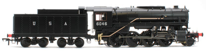 926507 USATC S160 2-8-0 Black U.S.A on Tender No.6046 (as Preserved) Steam Locomotive - DCC Sound