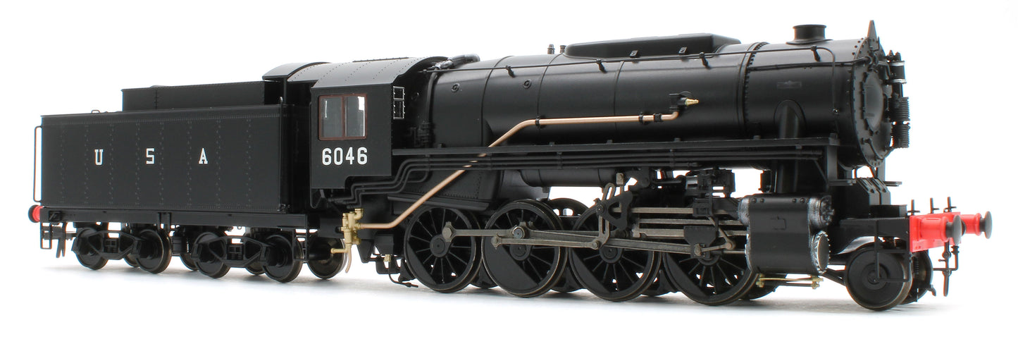 926507 USATC S160 2-8-0 Black U.S.A on Tender No.6046 (as Preserved) Steam Locomotive - DCC Sound