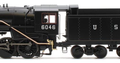926007 USATC S160 2-8-0 Black U.S.A on Tender No.6046 (as Preserved) Steam Locomotive