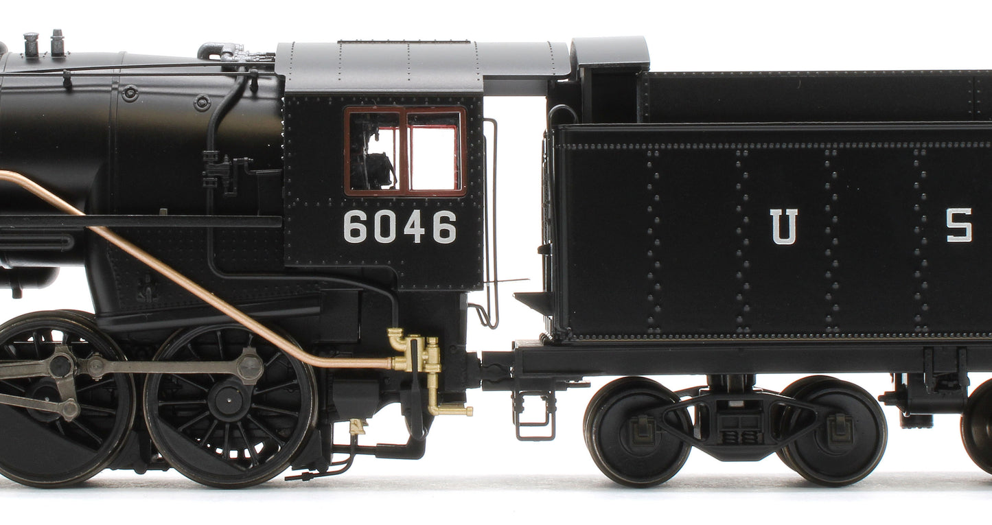 926507 USATC S160 2-8-0 Black U.S.A on Tender No.6046 (as Preserved) Steam Locomotive - DCC Sound