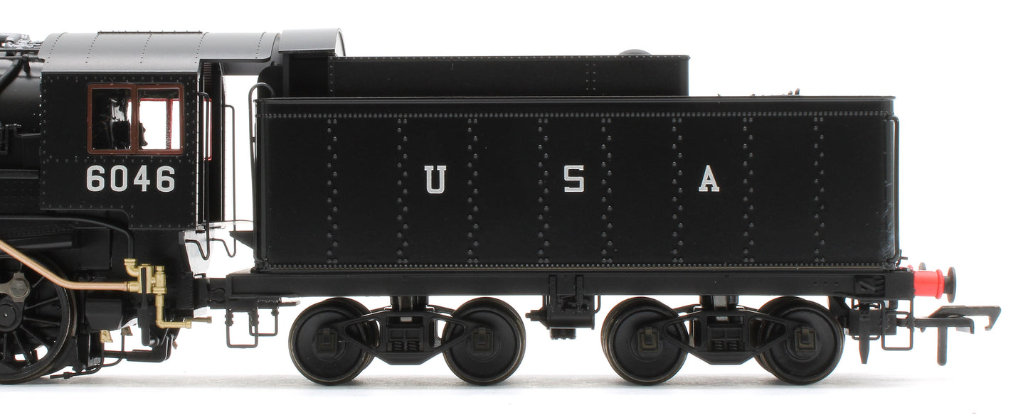 926007 USATC S160 2-8-0 Black U.S.A on Tender No.6046 (as Preserved) Steam Locomotive