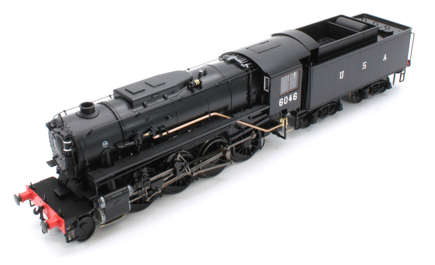 926507 USATC S160 2-8-0 Black U.S.A on Tender No.6046 (as Preserved) Steam Locomotive - DCC Sound