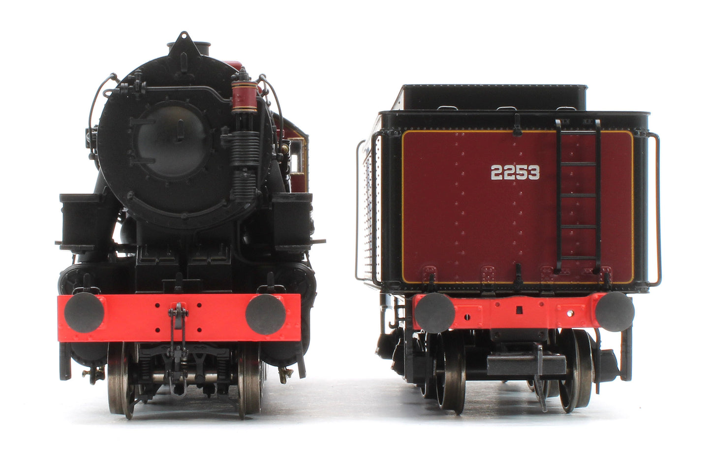 926508 USATC S160 2-8-0 'Omaha' Maroon with Transportation Corps U.S.A on Tender No.2253 (as Preserved) Steam Locomotive - DCC Sound