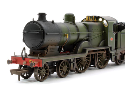 Highly Detailed Deluxe Weathered Maunsell D1 Class Southern SR Maunsell Olive Green 4-4-0 Steam Locomotive (with Top Feed) No.1741