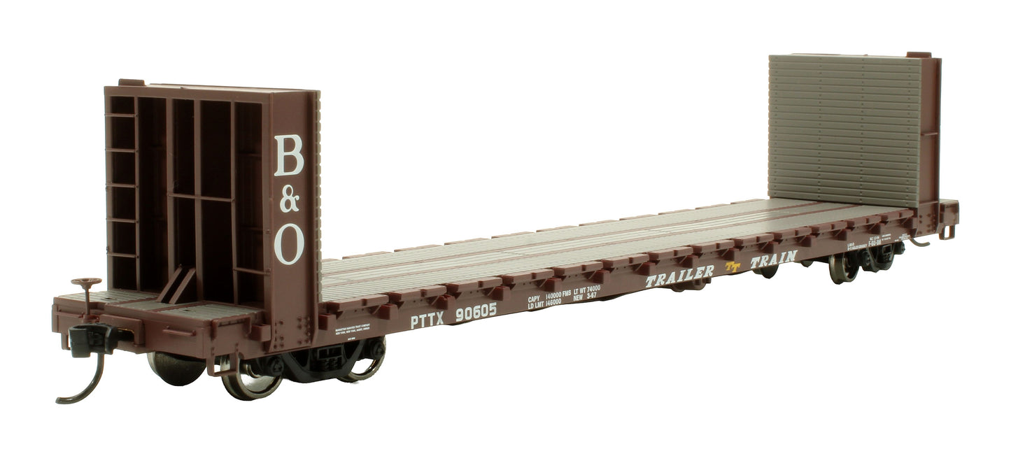 Pre-Owned 910-5831 60 P-S Bulkhead Flatcar OTTX #90605