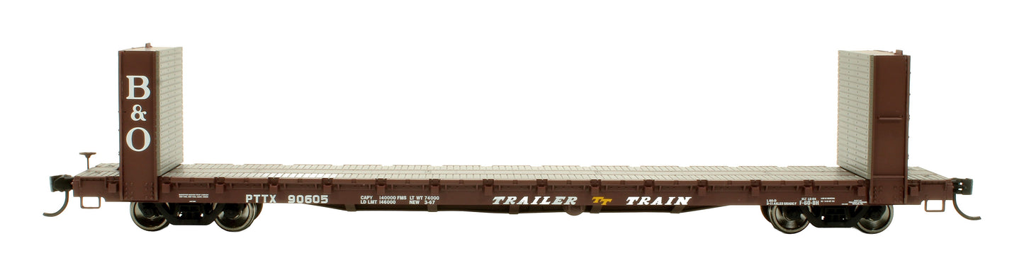 Pre-Owned 910-5831 60 P-S Bulkhead Flatcar OTTX #90605