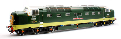 Pre-Owned Class 55 Deltic BR Green D9000 'Royal Scots Grey' (Small Yellow Panels/HI Headlights) Diesel Locomotive