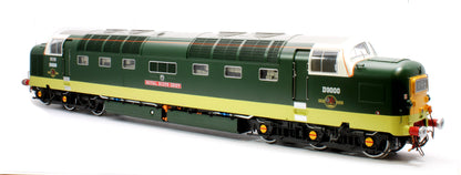 Pre-Owned Class 55 Deltic BR Green D9000 'Royal Scots Grey' (Small Yellow Panels/HI Headlights) Diesel Locomotive
