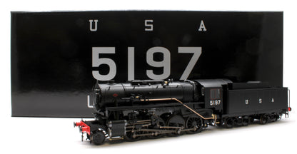 926010 USATC S160 2-8-0 Black with U.S.A on Tender No.5197 (as Preserved) Steam Locomotive