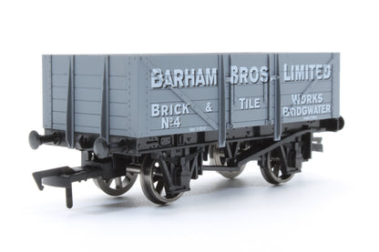 4F-BARHAM-4 Pre-Owned 'Barham Bros Limited' 5 Plank Wagon No.4 (With Load) - Limited Edition