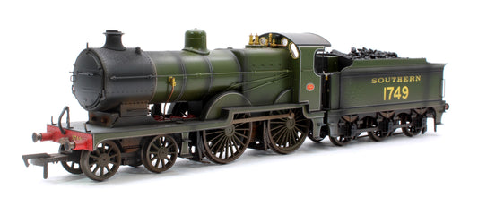 Highly Detailed Deluxe Weathered SECR Maunsell D1 Class Southern SR Maunsell Olive Green 4-4-0 Steam Locomotive No.1749