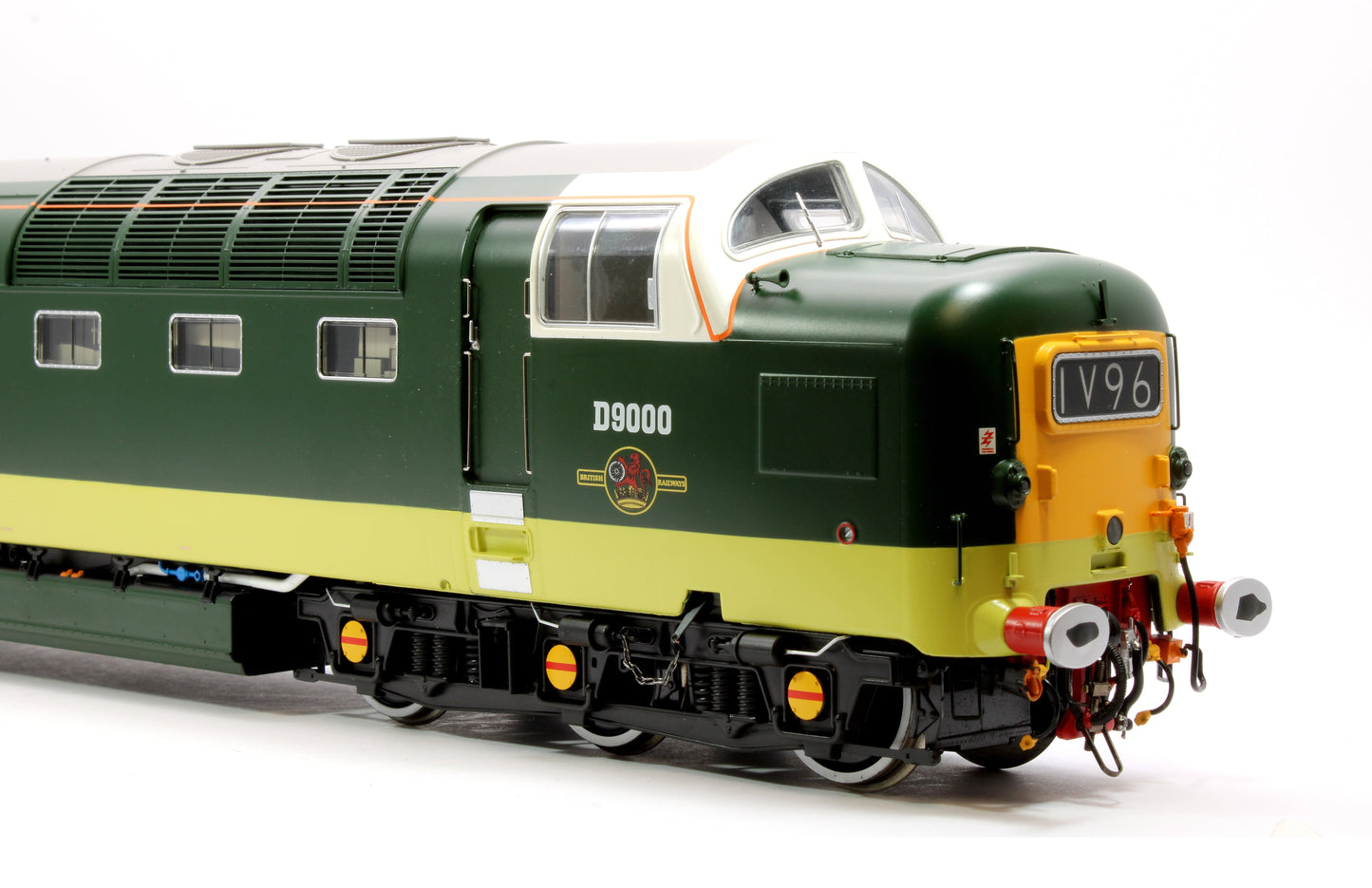 Pre-Owned Class 55 Deltic BR Green D9000 'Royal Scots Grey' (Small Yellow Panels/HI Headlights) Diesel Locomotive