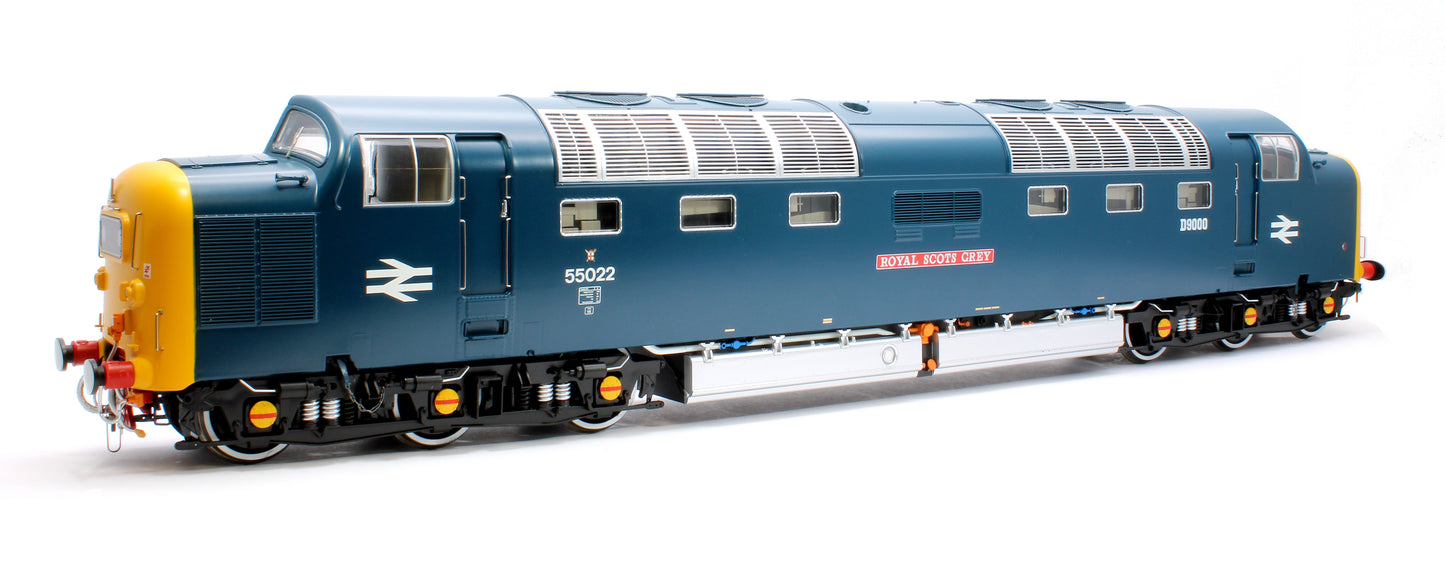 Class 55 Deltic BR Railtour Blue 55022/D9000 'Royal Scots Grey' (Domino Headcodes) Diesel Locomotive