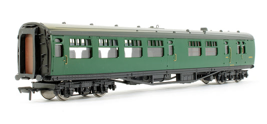 Pre-Owned 63ft Bulleid Semi-Open Brake 2nd Coach BR (SR) Green S3975S