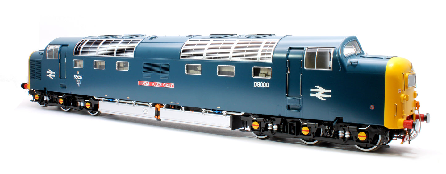 Class 55 Deltic BR Railtour Blue 55022/D9000 'Royal Scots Grey' (Domino Headcodes) Diesel Locomotive