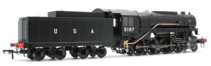 926010 USATC S160 2-8-0 Black with U.S.A on Tender No.5197 (as Preserved) Steam Locomotive