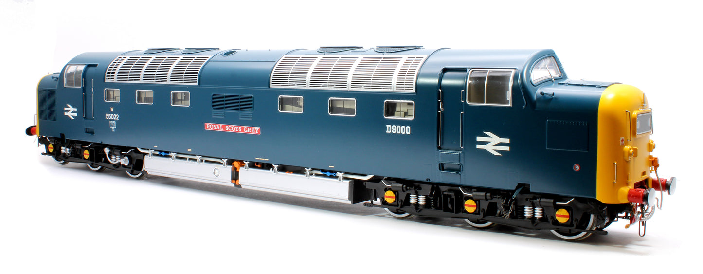 Class 55 Deltic BR Railtour Blue 55022/D9000 'Royal Scots Grey' (Domino Headcodes) Diesel Locomotive