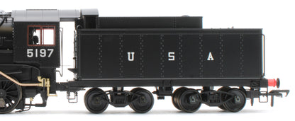 926010 USATC S160 2-8-0 Black with U.S.A on Tender No.5197 (as Preserved) Steam Locomotive
