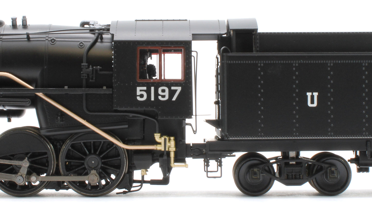 926510 USATC S160 2-8-0 Black with U.S.A on Tender No.5197 (as Preserved) Steam Locomotive - DCC Sound