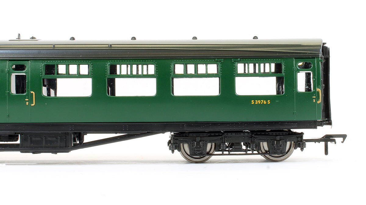 Pre-Owned 34-504B 63ft Bulleid Semi-Open Brake 2nd Coach BR (SR) Green S3976S