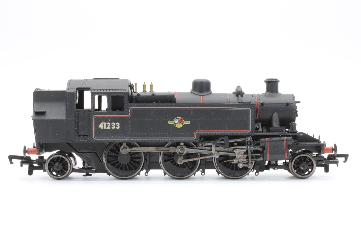 Pre-Owned Ivatt 2-6-2 Tank '41233' BR Lined Black Late Crest Steam Locomotive