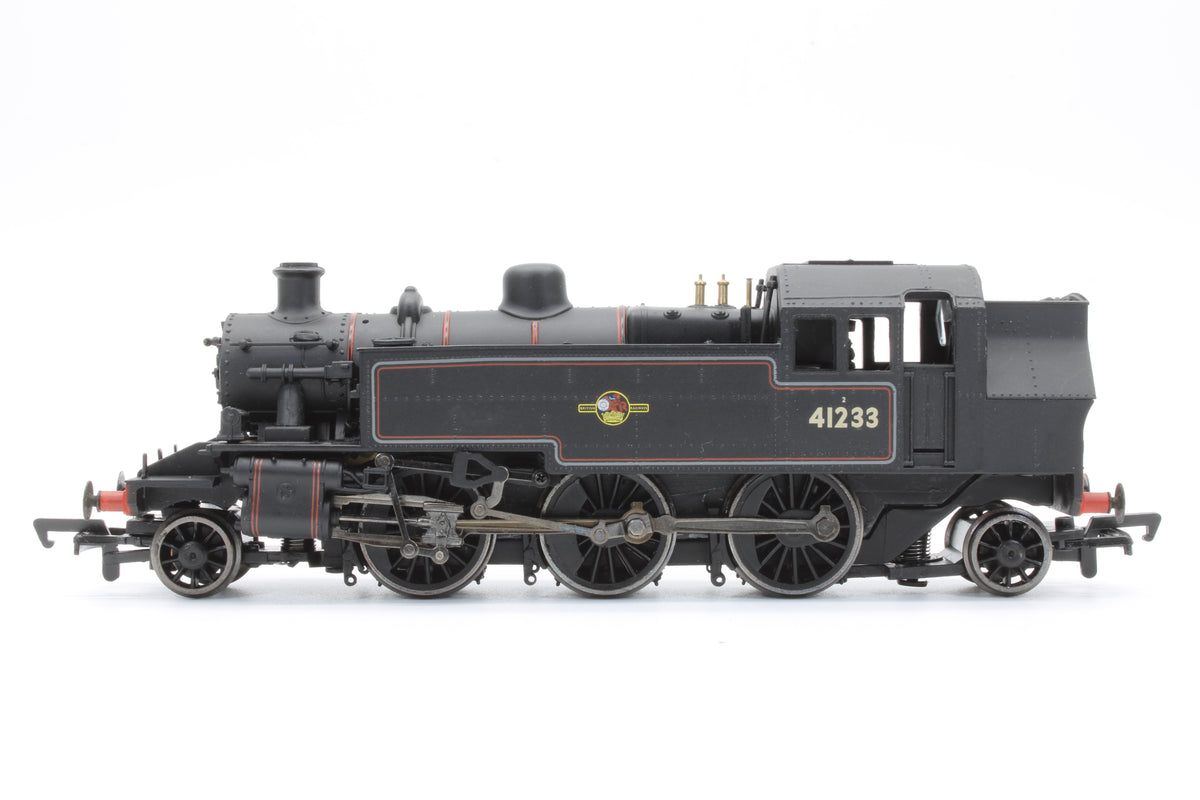 Pre-Owned Ivatt 2-6-2 Tank '41233' BR Lined Black Late Crest Steam Locomotive