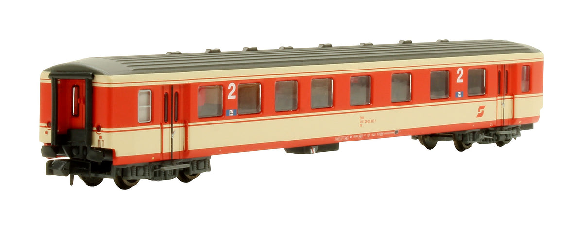 Pre-Owned HN4374 ÖBB 'Jaffa' 2-Unit Set of 2nd Class 'Schlieren' Coaches
