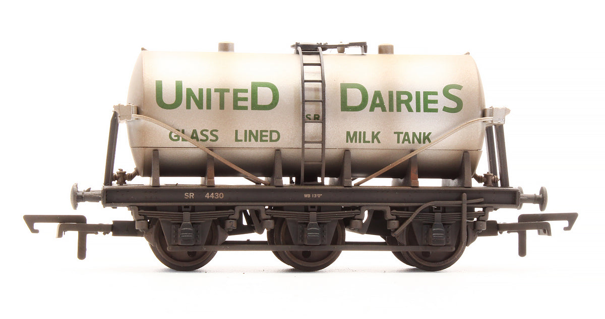 Pre-Owned United Dairies 6 Wheel Tanker No.4430 - Custom Weathered