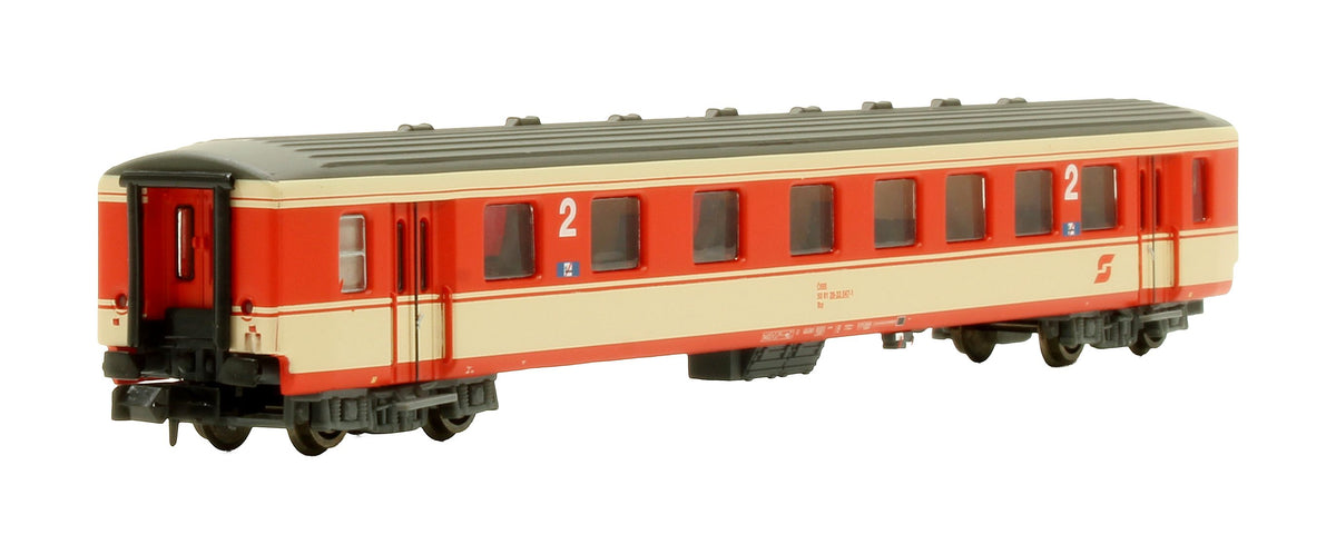 Pre-Owned HN4374 ÖBB 'Jaffa' 2-Unit Set of 2nd Class 'Schlieren' Coaches