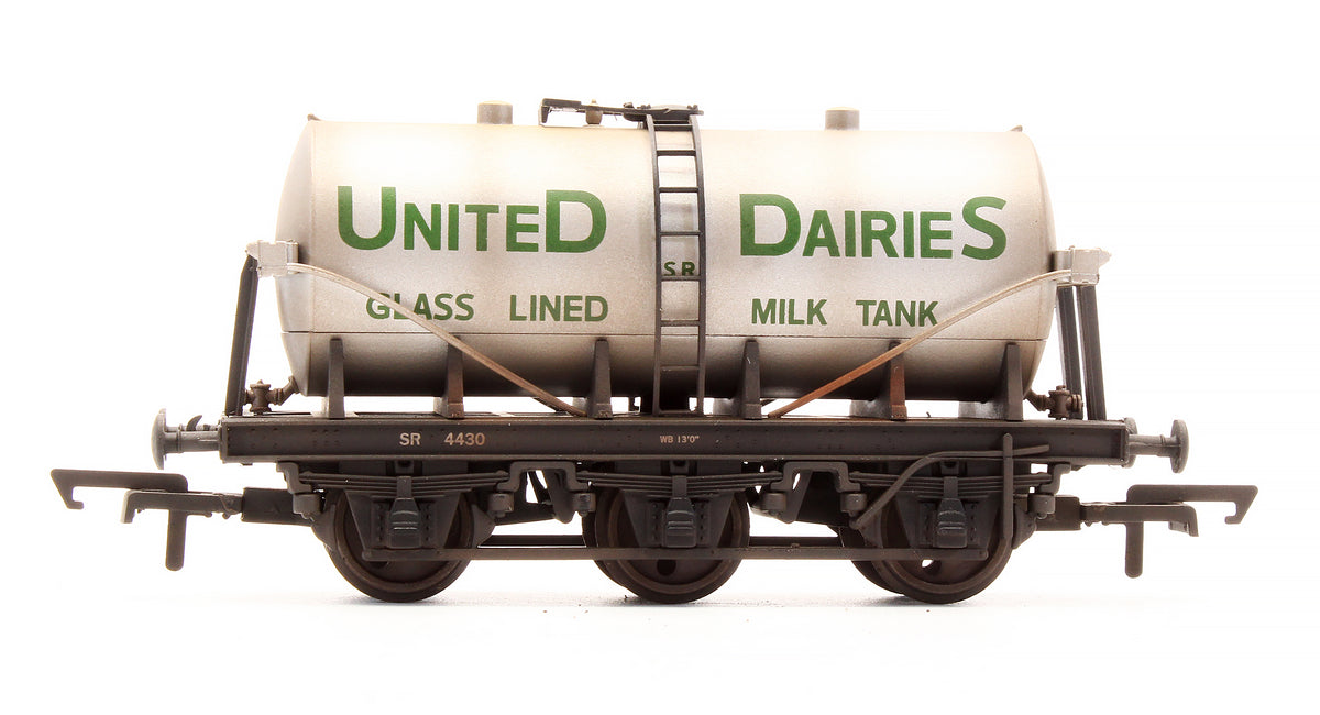 Pre-Owned United Dairies 6 Wheel Tanker No.4430 - Custom Weathered
